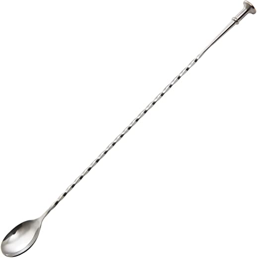 Crafthouse by Fortessa Professional Metal Barware/Bar Tools by Charles Joly, 12.5″ Stainless Steel Twisted Bar Spoon