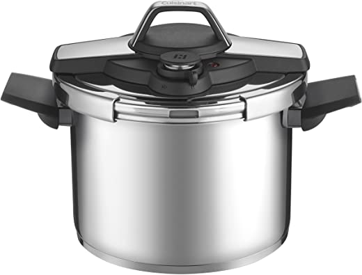Cuisinart Professional Collection Stainless 6 Qt Pressure Cooker, Medium, Silver