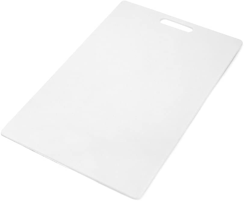 Farberware Poly Cutting Board, 12-Inch by 18-Inch, White