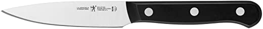 HENCKELS Solution Paring Knife, 4-inch, Black/Stainless Steel