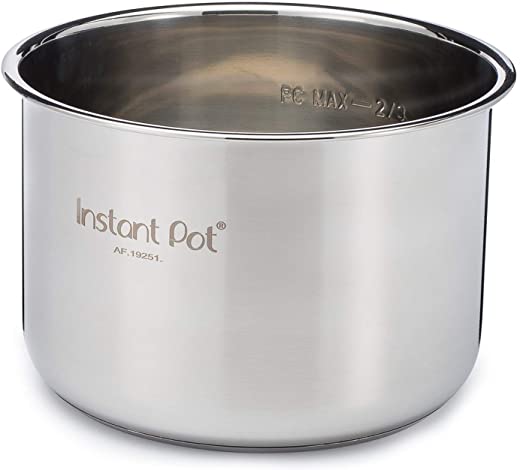 Instant Pot IP-POT-SS304-60 Genuine Stainless Steel Inner Cooking Pot – 6 Quart