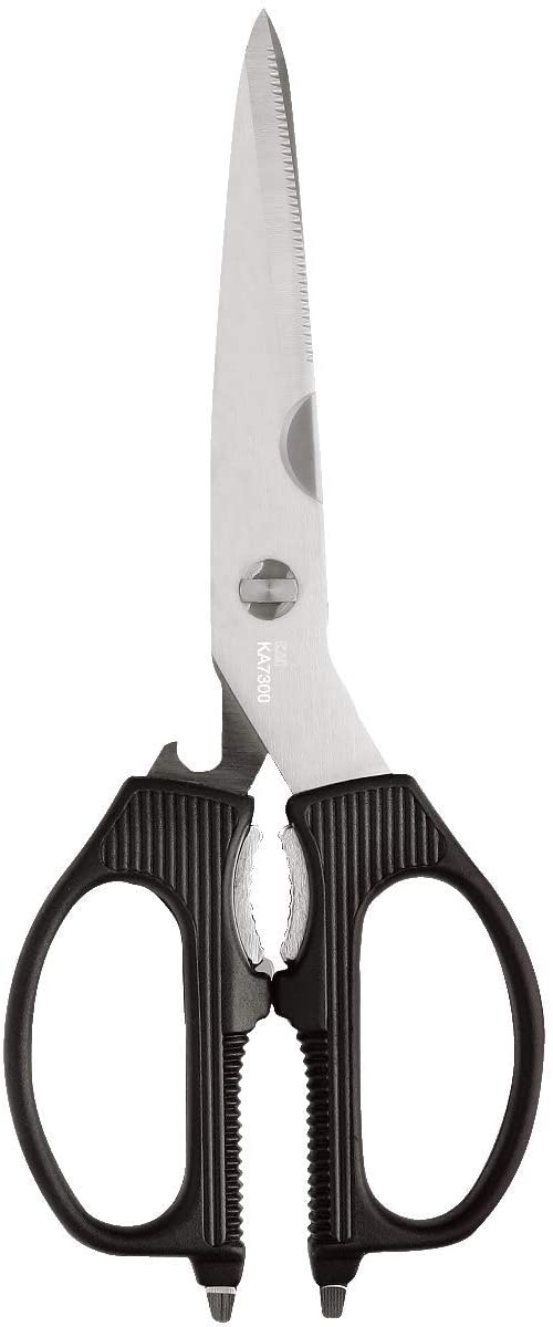 Kai Kitchen Shears, Japanese 420J Stainless Steel Scissors, Blade Separate for Easy Cleaning, From the Makers of Shun