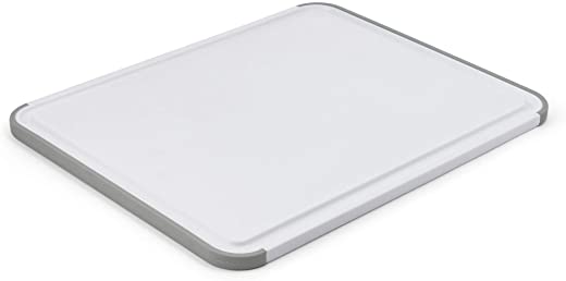 KitchenAid Classic Nonslip Plastic Cutting Board, 11×14-Inch, White