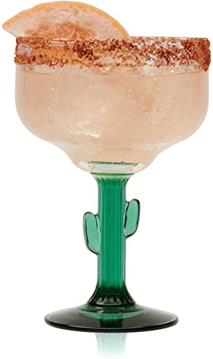 Libbey Cactus Margarita Glasses, Set of 4