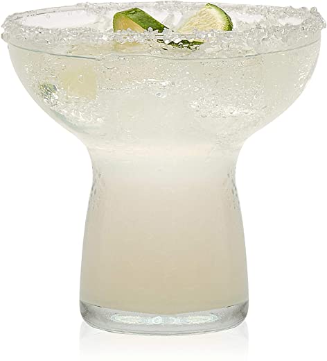 Libbey Stemless Margarita Glasses, Set of 6, Clear, 10.25 oz