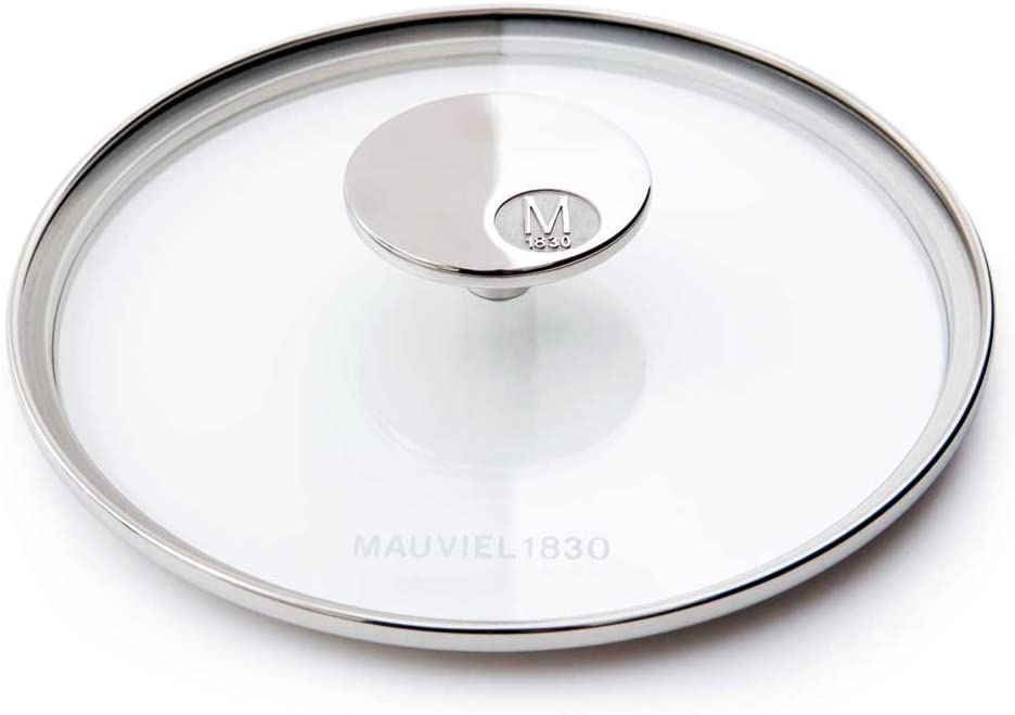 Mauviel Made In France M’360 11-Inch Glass Lid with Cast Stainless Steel