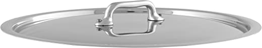 Mauviel Made In France M’Cook 5 Ply Stainless Steel 5.5 Inch Lid, Cast Stainless Steel Handle