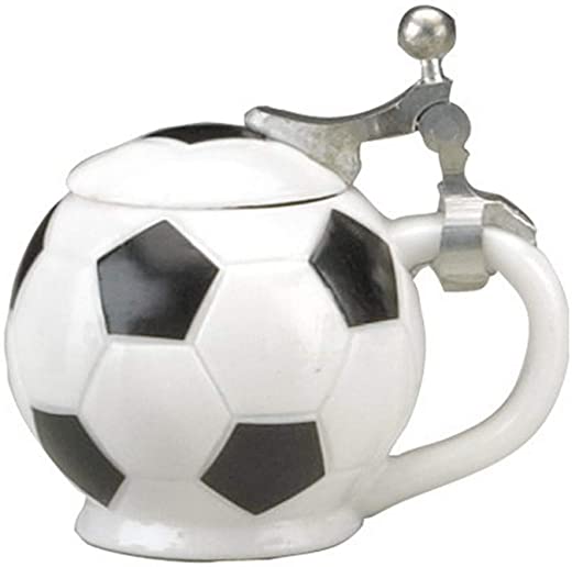Mini Soccer Ball Stein W/ Lid, , Not Applicable