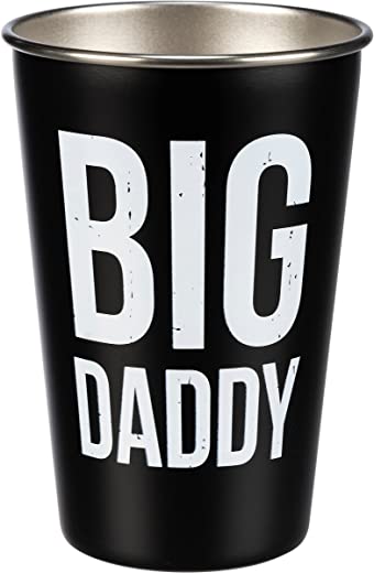 Primitives by Kathy Big Daddy Stainless Steel Pint Glass