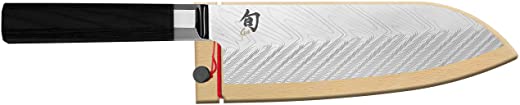 Shun Dual Core 7-inch Santoku Gorgeous Blade of Two Chromium High-Carbon Stainless Steels for Long-Lasting, Razor-Sharp Edge Handcrafted in Japan,…