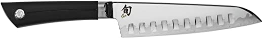 Shun Sora 7 inch Hollow Ground Santoku, Asian-Style Multi-Purpose Knife, NSF Certified, Handcrafted in Japan, VB0718