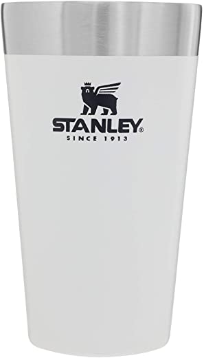 Stanley Adventure Stay Chill Vacuum Insulated Pint Glass, 16oz Stainless Steel Double Wall Rugged Metal Drinking Tumbler