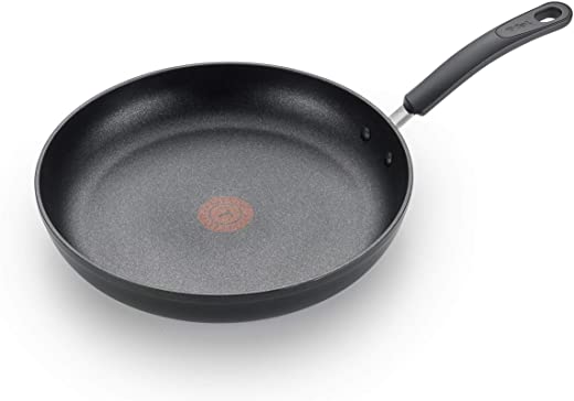 T-fal – 2100103840 T-fal C5610564 Titanium Advanced Nonstick Thermo-Spot Heat Indicator Dishwasher Safe Cookware Fry Pan, 10.5-Inch, Black –