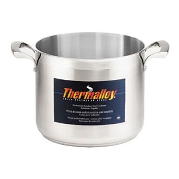 THERMALLOY 40qt Stainless Steel Deep Stock Pot NSF