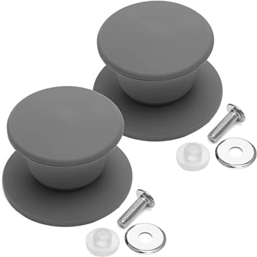 Universal Pot Pan Lid Handle Replacement, Pack of two- Silicone Heat Resistant and Non-Slip Lid Handles for Pots Pans
