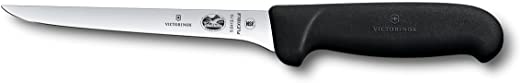 Victorinox Fibrox Pro 6-inch Boning Knife with Flexible Blade, Black