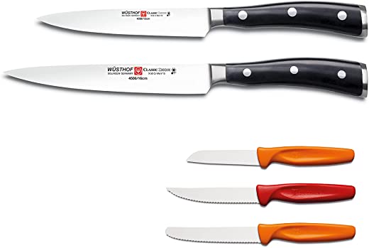 WÜSTHOF Classic IKON 2-Piece Utility Set with Paring Knives