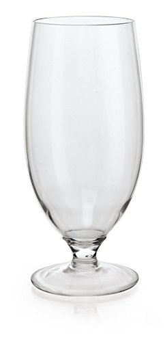 18 oz. Goblet Glasses, Reusable Plastic (Pack of 4)