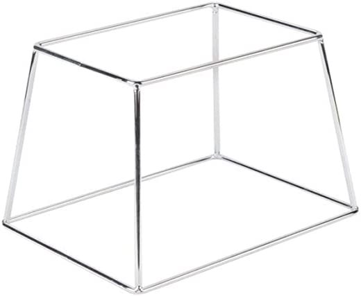 American Metalcraft DRCKC6 Square Stand, Stainless Steel, 9″ to L, 6″ to W, 11″ Bottom L, 8″ Bottom W, 7″ H