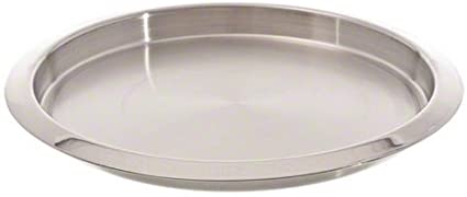 American Metalcraft SSBT14 Stainless Steel Round Bar Serving Tray, Silver, 14-Inches