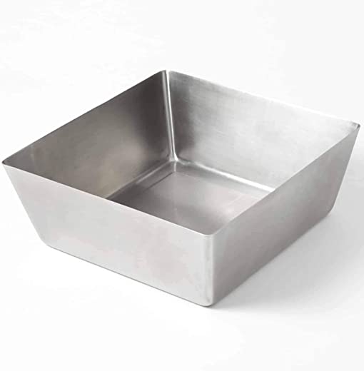 American Metalcraft SSQ117 Stainless Steel Square Bowl, 254-Ounces