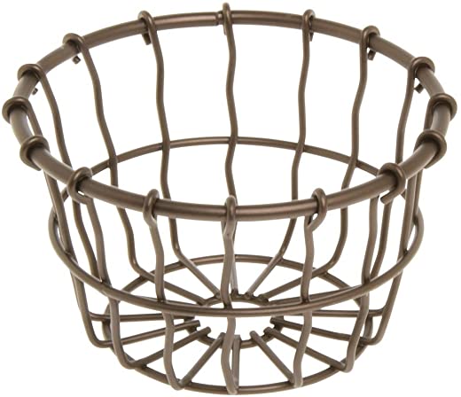 American Metalcraft WBBS Basket, Wire, Bronze, Small