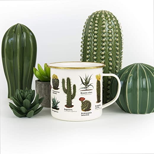 Botanical Enamel Mug