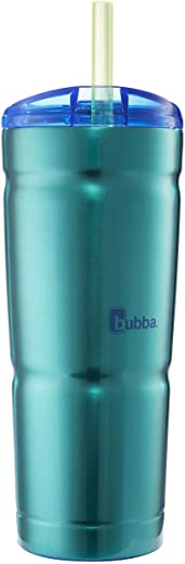 bubba Envy S Vacuum-Insulated Stainless Steel Tumbler with Straw, 24 oz., Island Teal