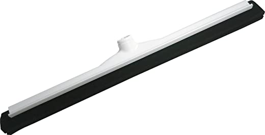 Carlisle 36622200 Commercial Foam Rubber Floor Squeegee with Plastic Frame, 22″ Length, White-Black