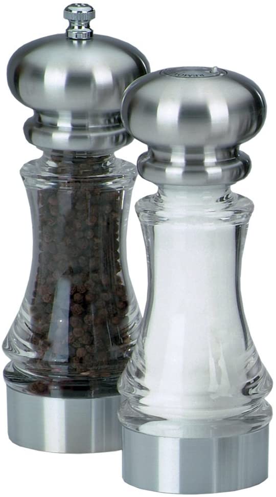 Chef Specialties 7 Inch Lehigh Pepper Mill and Salt Shaker Set