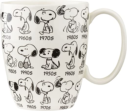 Department 56 Peanuts Anniversary Snoopy Mug