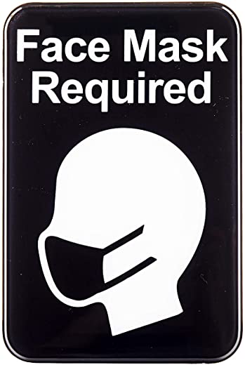 Face Mask Required Wall Sign
