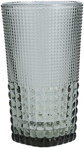 Fortessa Malcolm Iced Beverage Cocktail Glass, 15-Ounce, Gray, 6 Count