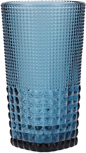 Fortessa Malcolm Iced Beverage Cocktail Glass, 6 Count (Pack of 1), Cornflower Blue