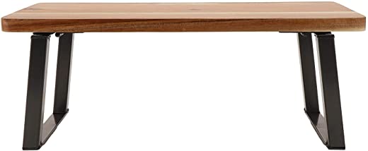 G.E.T RISER-6-UR Wooden Monitor Riser with Foldable Legs, 6″ Rise, Urban Rustic