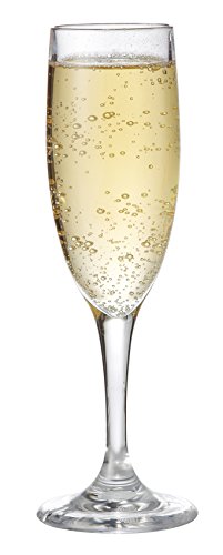 G.E.T. SW-1401-1-SAN-CL-EC BPA-Free Shatterproof Plastic Champagne Glasses, 6 Ounce, Clear (Set of 4)