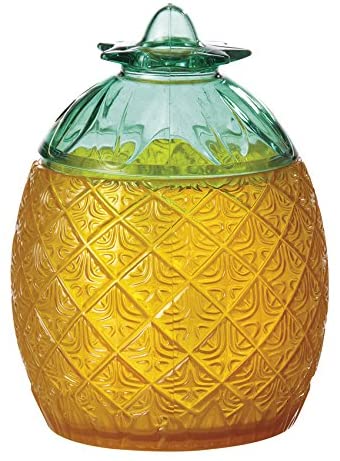 G.E.T. SW-1410 Shatterproof Pineapple Beverage Serving Glass, 20 Ounce, Yellow (Set of 12)