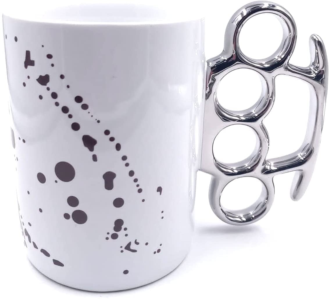 LIMITED EDITION – Blood Spatter White Knuckle Duster Mug