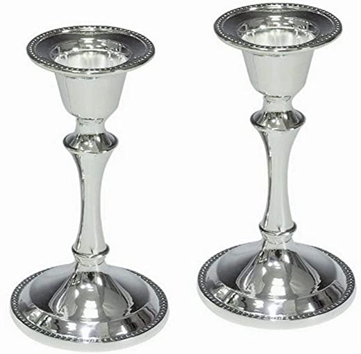 Majestic Giftware CS23560B Candle Stick, Silver