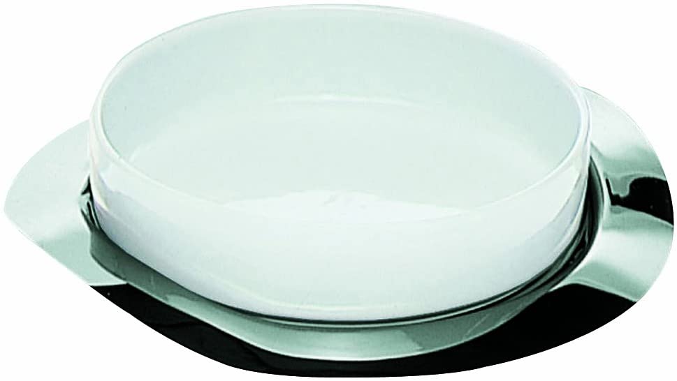 Mepra Millennium 200611 Risotto’S Bowl – 35cm Silver Finish, Dish Washer Safe Serveware