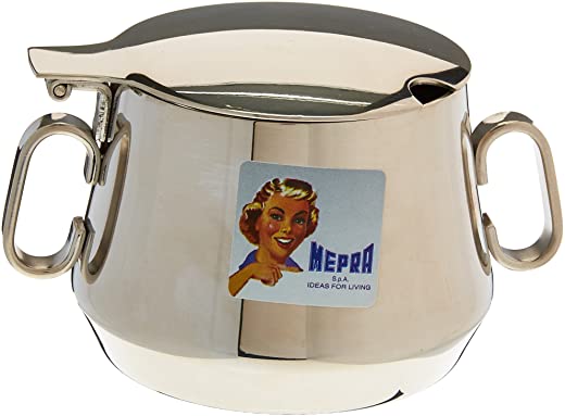 Mepra Silver Party 28CL. Sugar Finish Serveware, Dishwasher Safe Bowl
