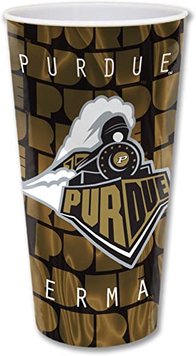 NCAA Purdue Boilermakers Three Pack 24-Ounce Durable Plastic Cups