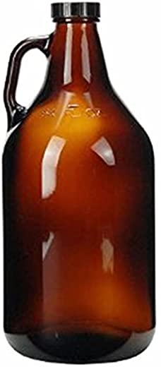 Strange Brew HOZQ8-1258 32 oz (1 quart) Growler, Brown (Pack of 12)