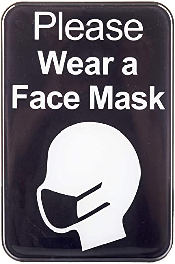 Tablecraft Please Wear a Face Mask Wall Sign 6×9