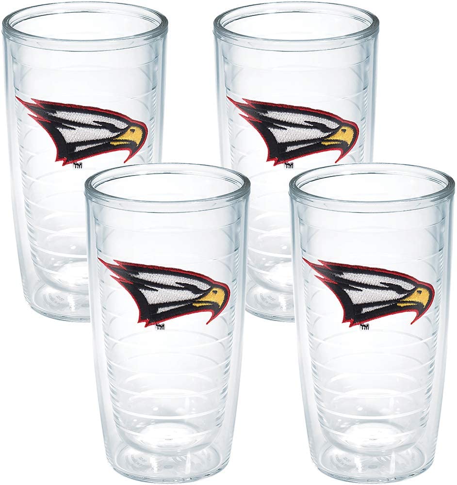 Tervis Polk State College Eagles Made in USA Double Walled Insulated Tumbler, 16 oz, Set of 4