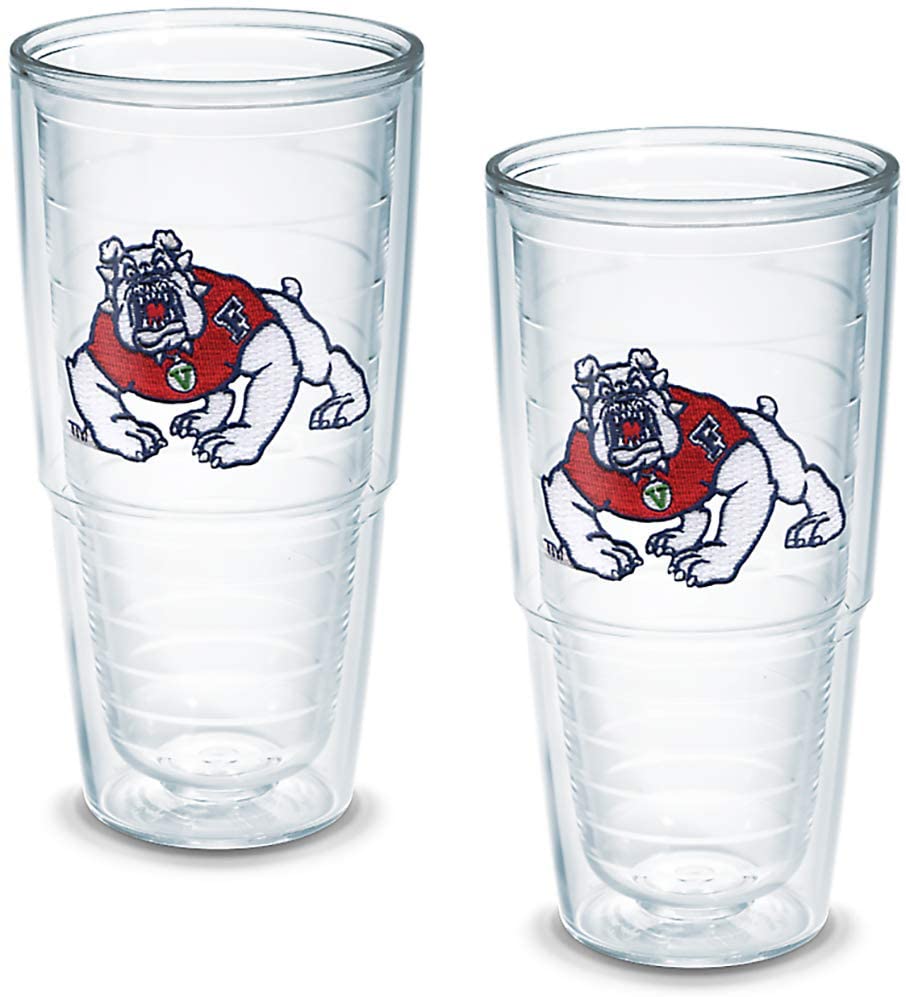 Tervis Tumbler California State-Fresno 24-Ounce Double Wall Insulated Tumbler, Set of 2 –
