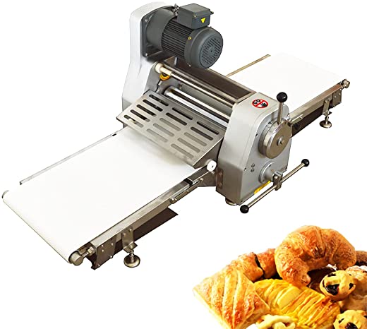 HayWHNKN Commercial Dough Sheeter Machine Reversible Dough Sheeter Pizza Roller Dough Roller Baking & Dough Equipment Pizza Dough Sheeter Pasta…