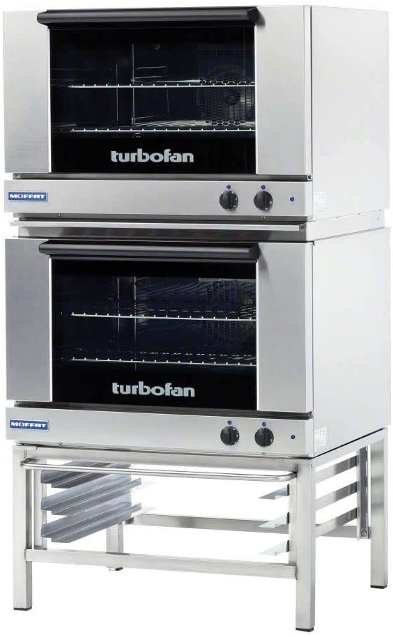 Moffat E27M2/2 Turbofan Electric Double Stacked Convection Oven, (2) Full Size Sheet Pan Capacity (Per Oven)