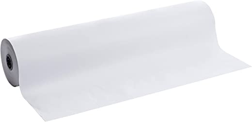 School Smart – 85485 Butcher Kraft Paper Roll, 40 lb, 36 Inches x 1000 Feet, White