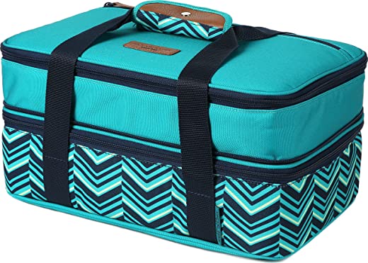 Arctic Zone Expandable Thermal Insulated Food Carrier, Large, Teal